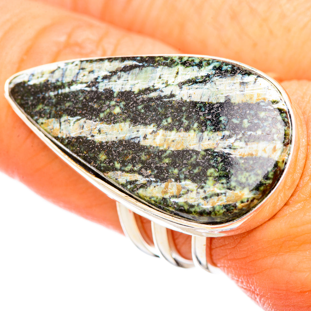 Green Swiss Opal Rings handcrafted by Anasilvercos - RING115790