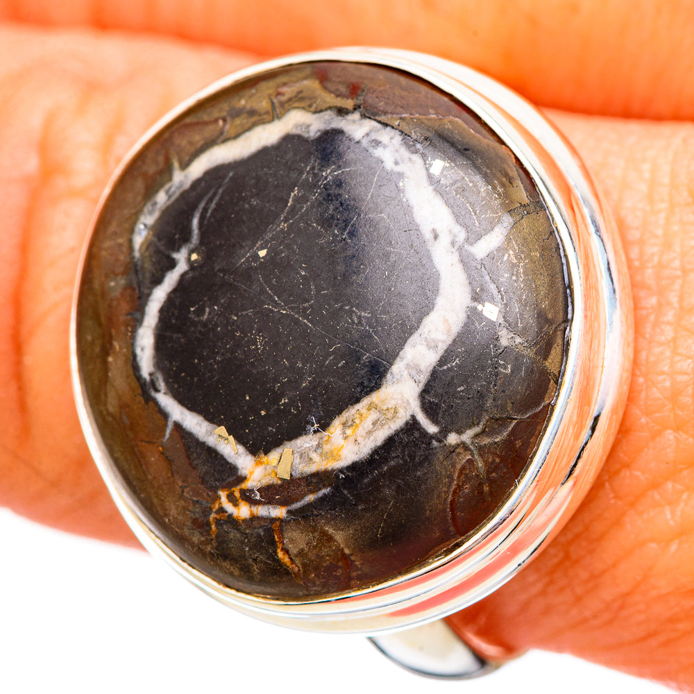 Septarian Geode Rings handcrafted by Anasilvercos - RING115794