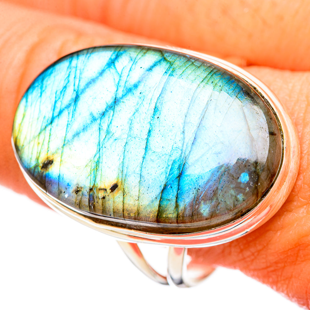 Labradorite Rings handcrafted by Anasilvercos - RING115812