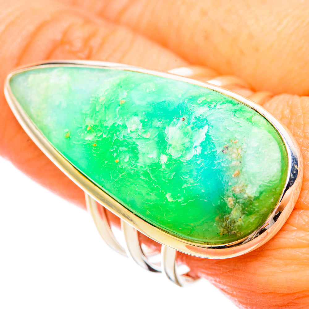 Peruvian Opal Rings handcrafted by Anasilvercos - RING115836