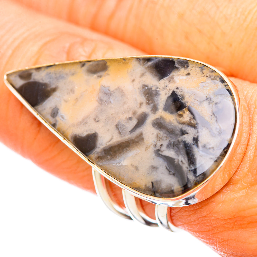Tiger Dendrite Agate Rings handcrafted by Anasilvercos - RING115839