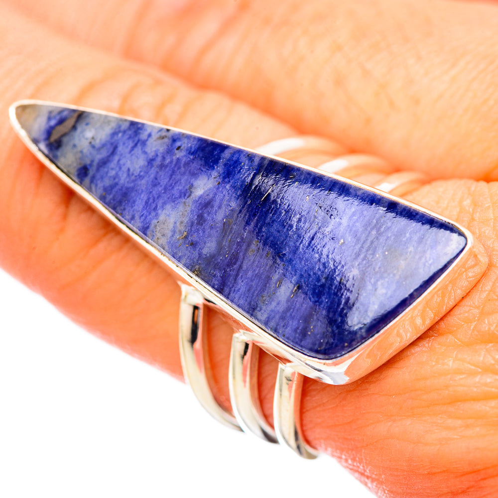 Sodalite Rings handcrafted by Anasilvercos - RING115859