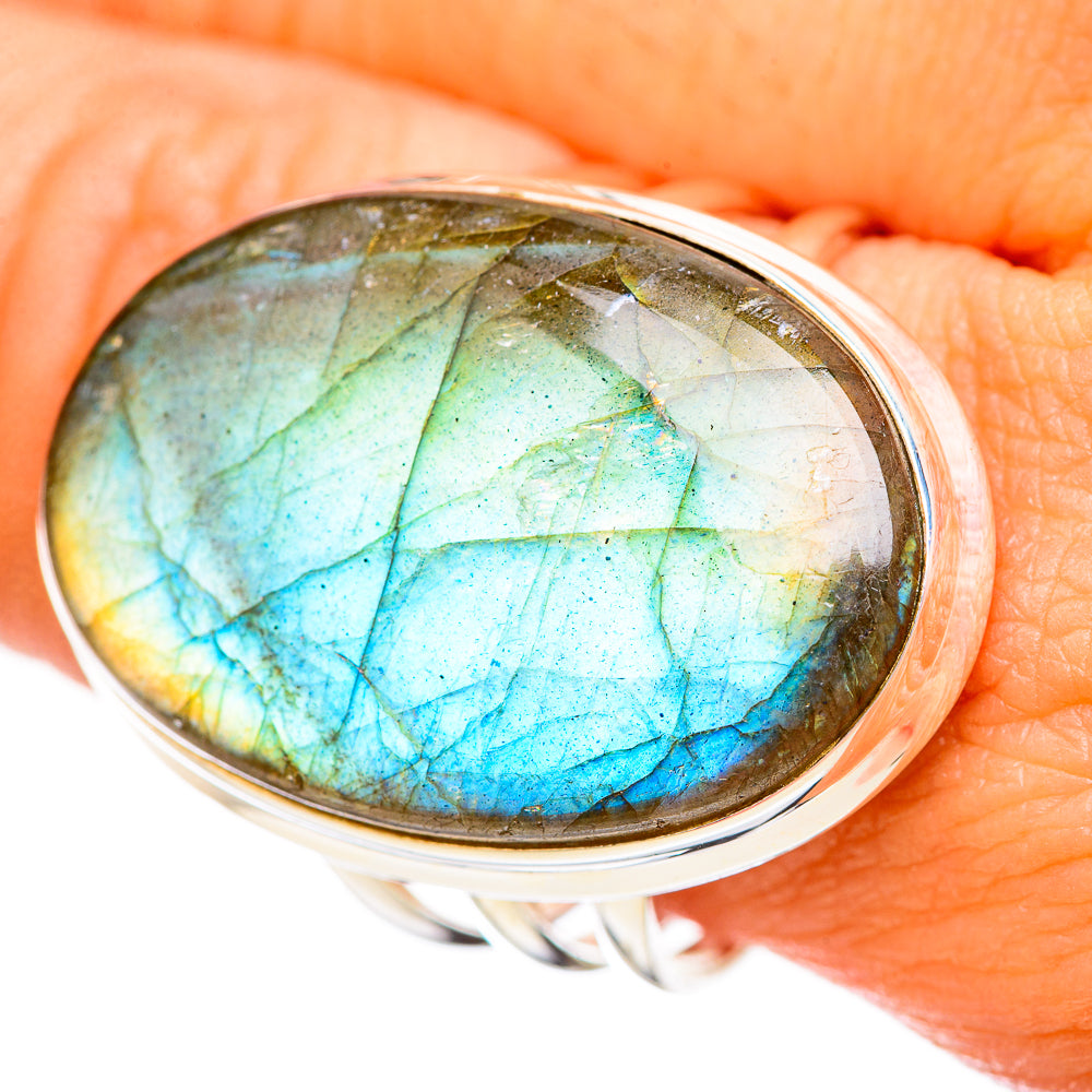 Labradorite Rings handcrafted by Anasilvercos - RING115862