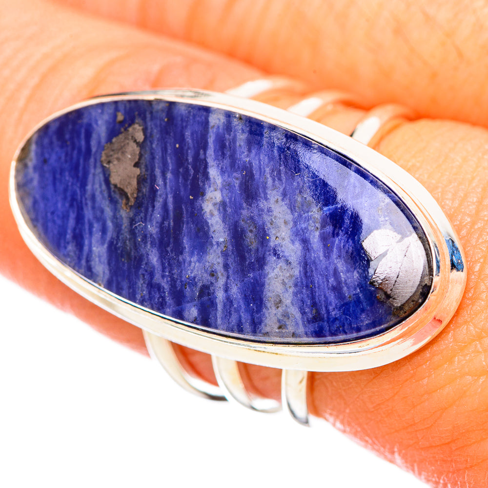 Sodalite Rings handcrafted by Anasilvercos - RING115866