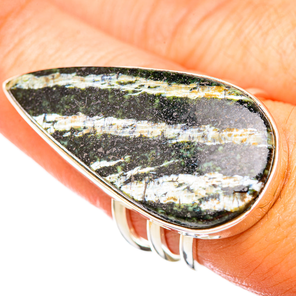 Green Swiss Opal Rings handcrafted by Anasilvercos - RING115874