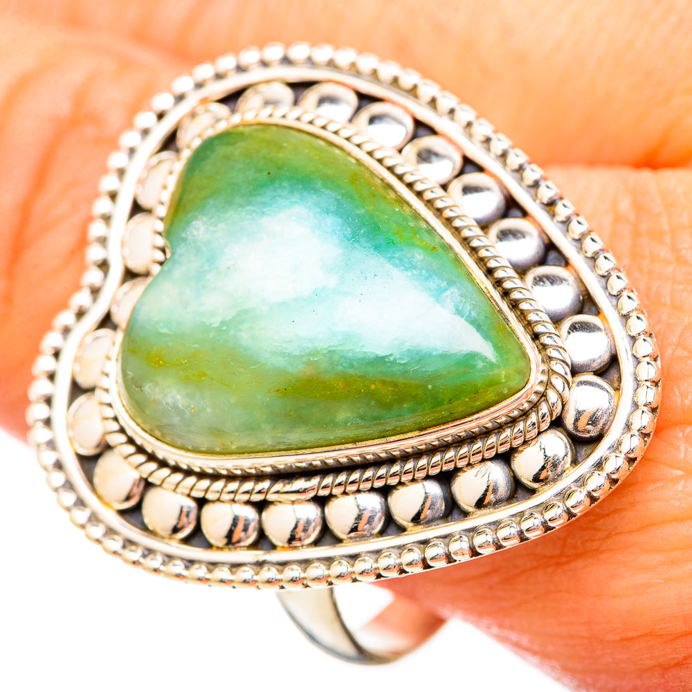 Peruvian Opal Rings handcrafted by Anasilvercos - RING115878