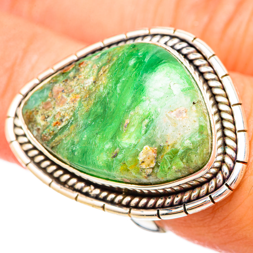 Peruvian Opal Rings handcrafted by Anasilvercos - RING115879