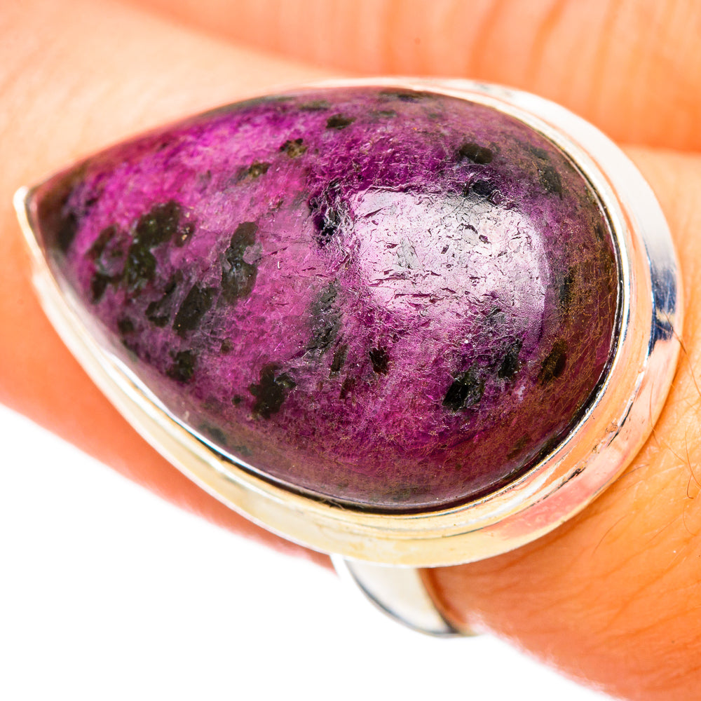 Russian Eudialyte Rings handcrafted by Anasilvercos - RING115884