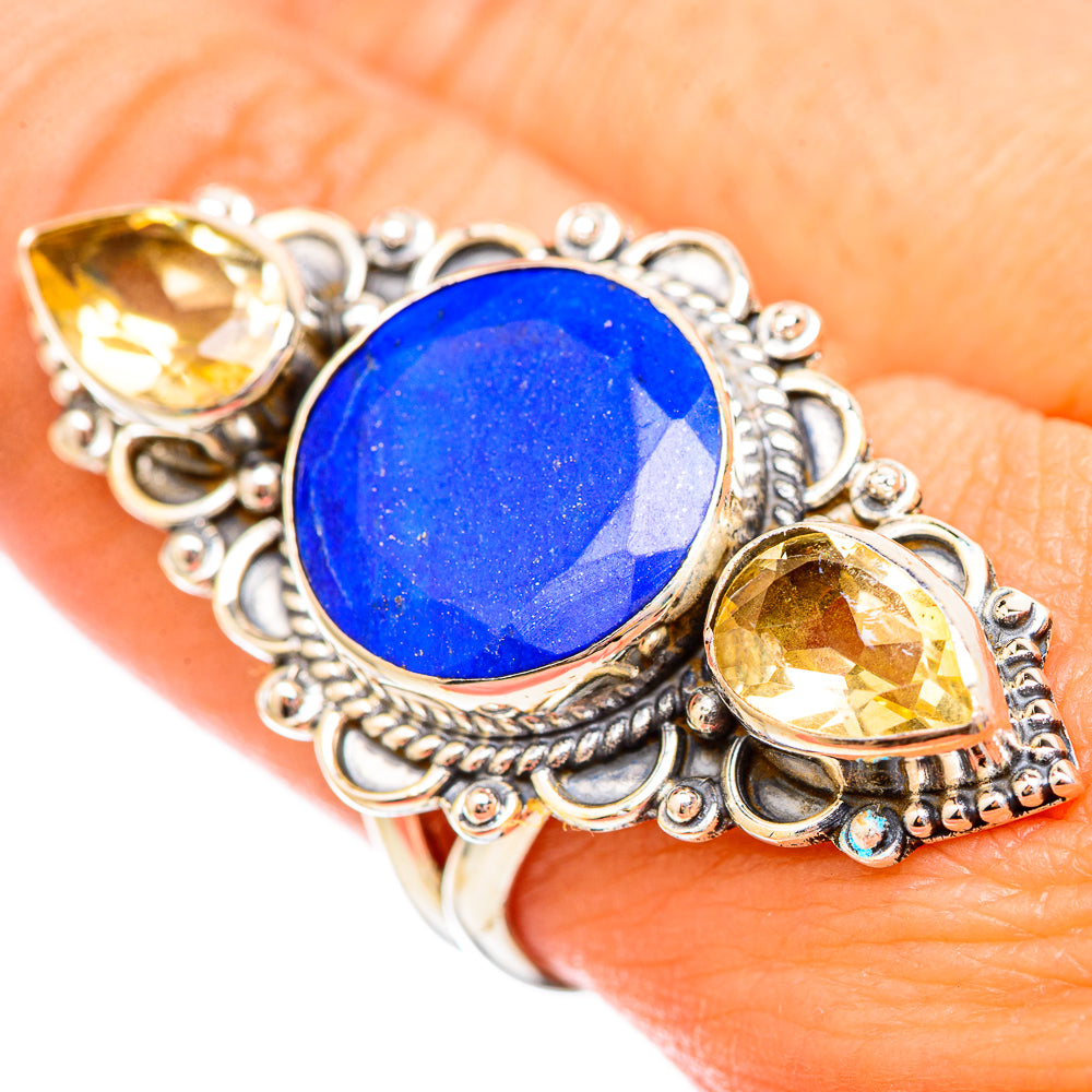 Lapis Lazuli Rings handcrafted by Anasilvercos - RING115891