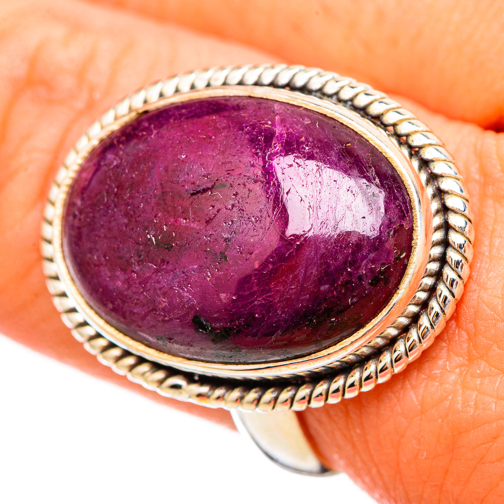 Russian Eudialyte Rings handcrafted by Anasilvercos - RING115905