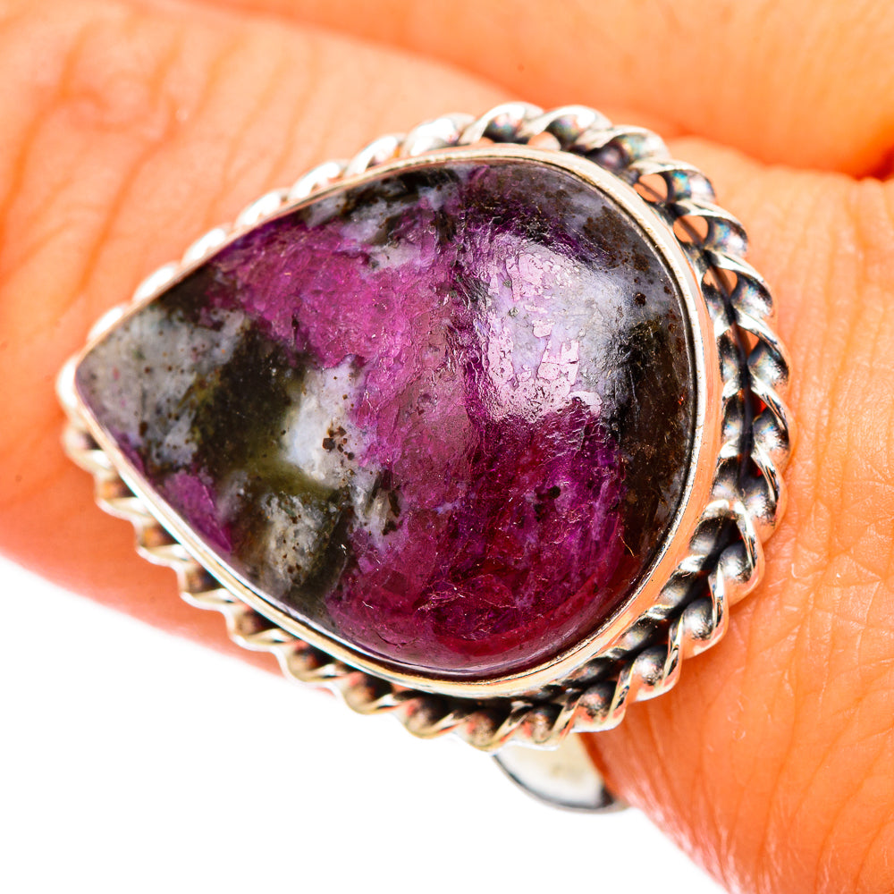 Russian Eudialyte Rings handcrafted by Anasilvercos - RING115906