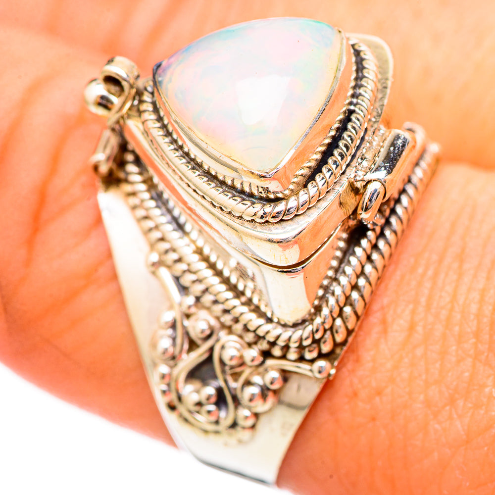 Ethiopian Opal Rings handcrafted by Anasilvercos - RING115919