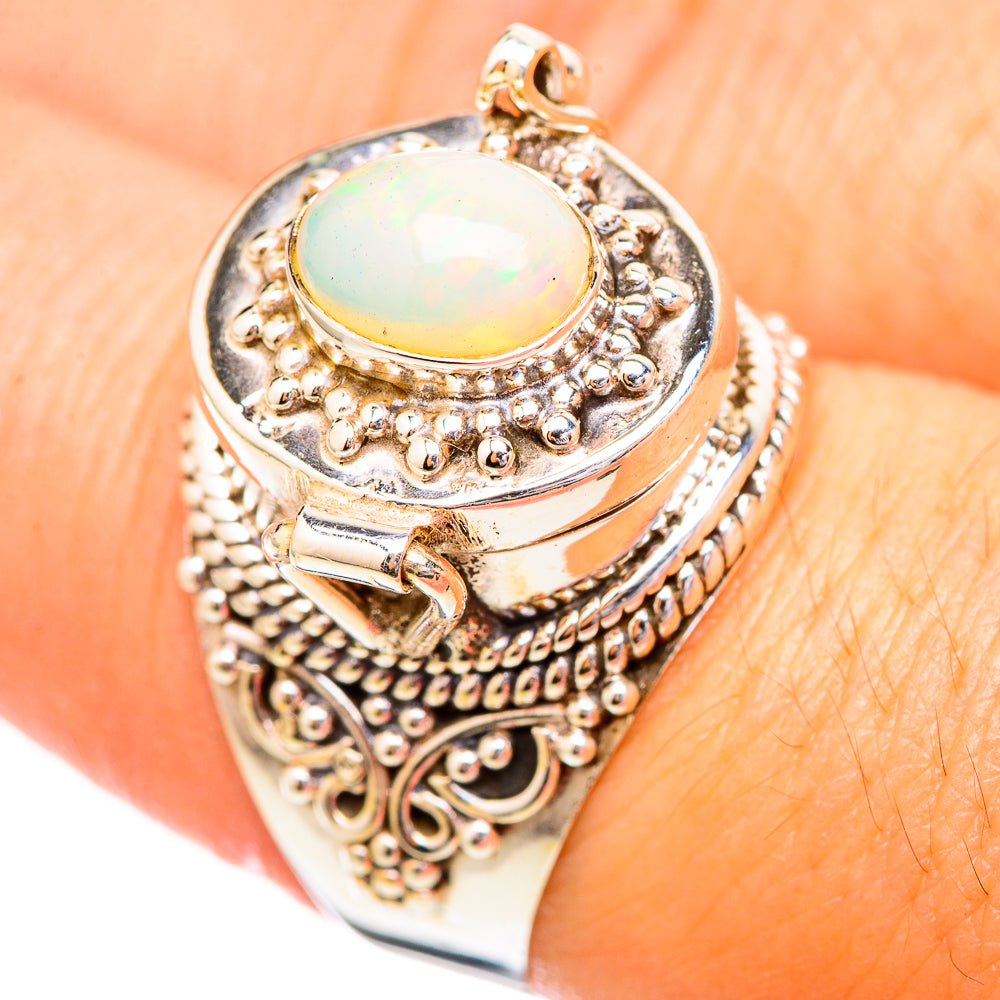 Ethiopian Opal Rings handcrafted by Anasilvercos - RING115920
