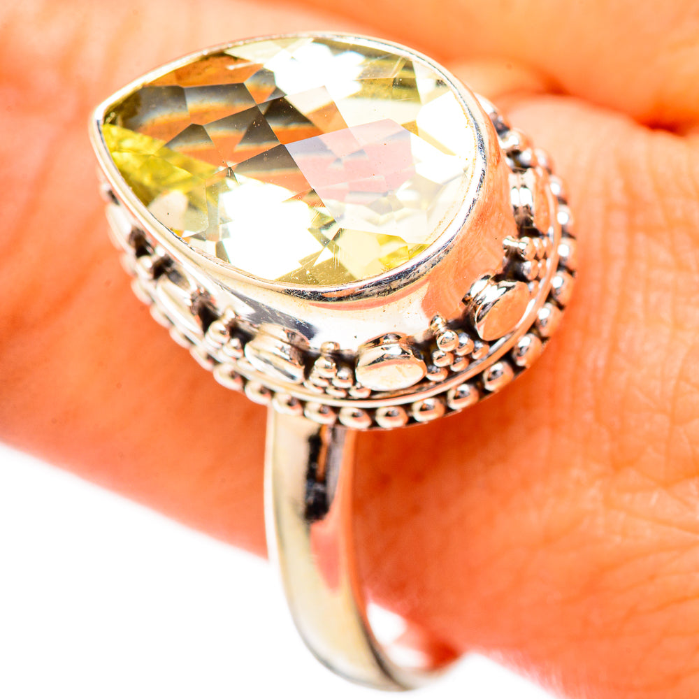 Citrine Rings handcrafted by Anasilvercos - RING115921
