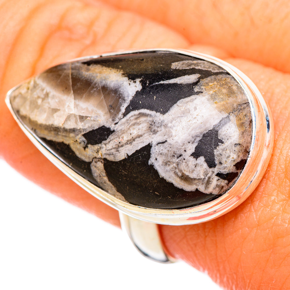 Chrysanthemum Stone Rings handcrafted by Anasilvercos - RING115939