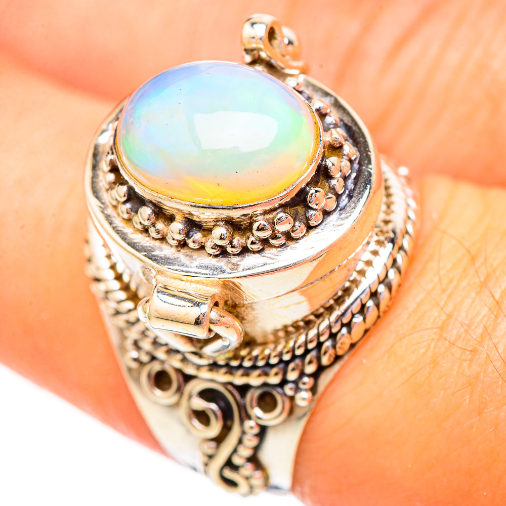 Ethiopian Opal Rings handcrafted by Anasilvercos - RING115946