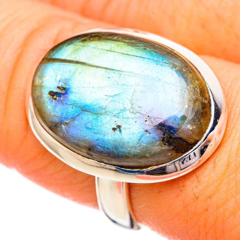 Labradorite Rings handcrafted by Anasilvercos - RING115970