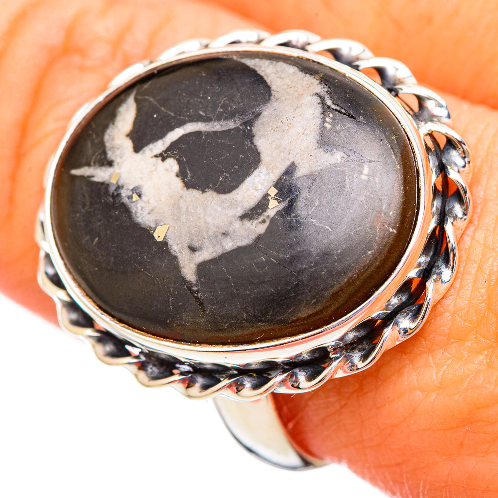 Septarian Geode Rings handcrafted by Anasilvercos - RING115984