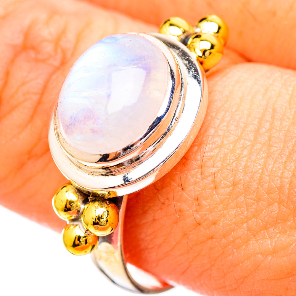 Moonstone Rings handcrafted by Anasilvercos - RING115988