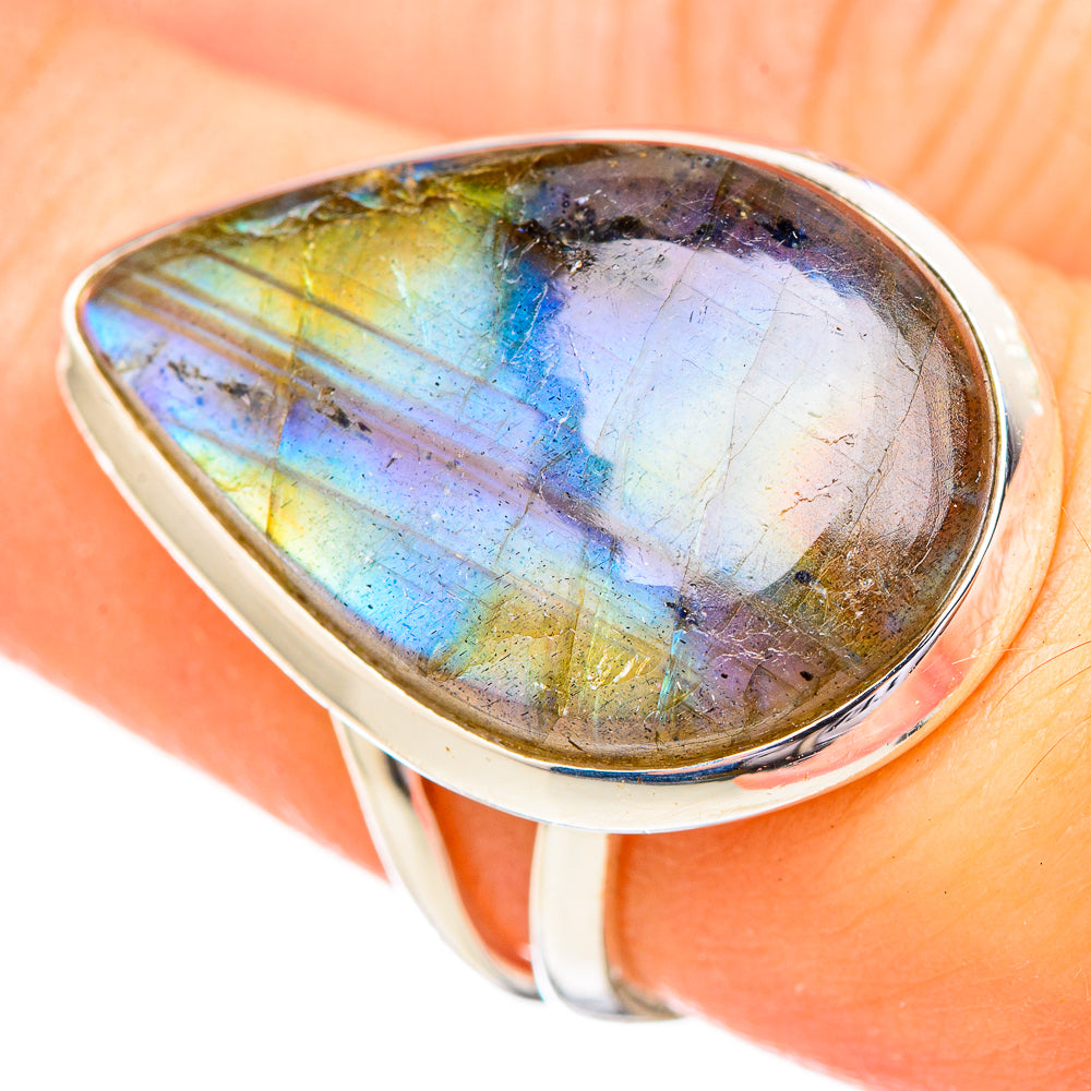 Labradorite Rings handcrafted by Anasilvercos - RING115989