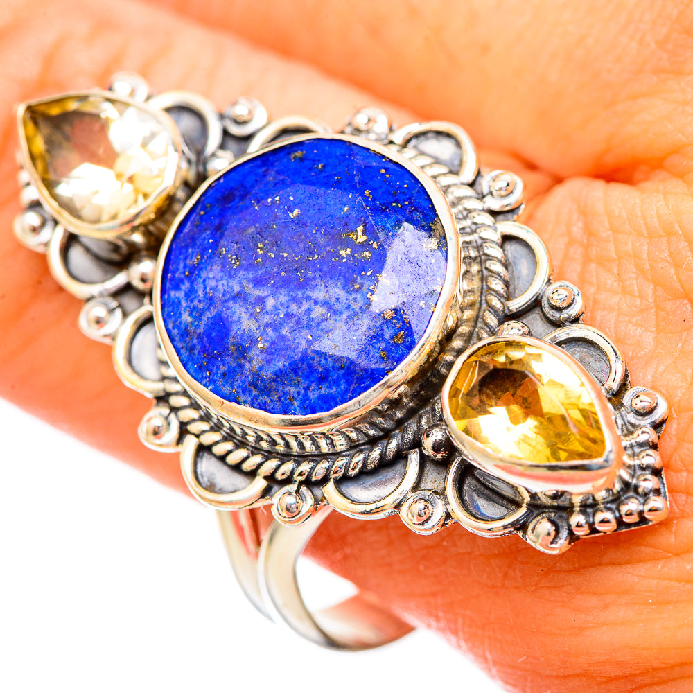 Lapis Lazuli Rings handcrafted by Anasilvercos - RING116000
