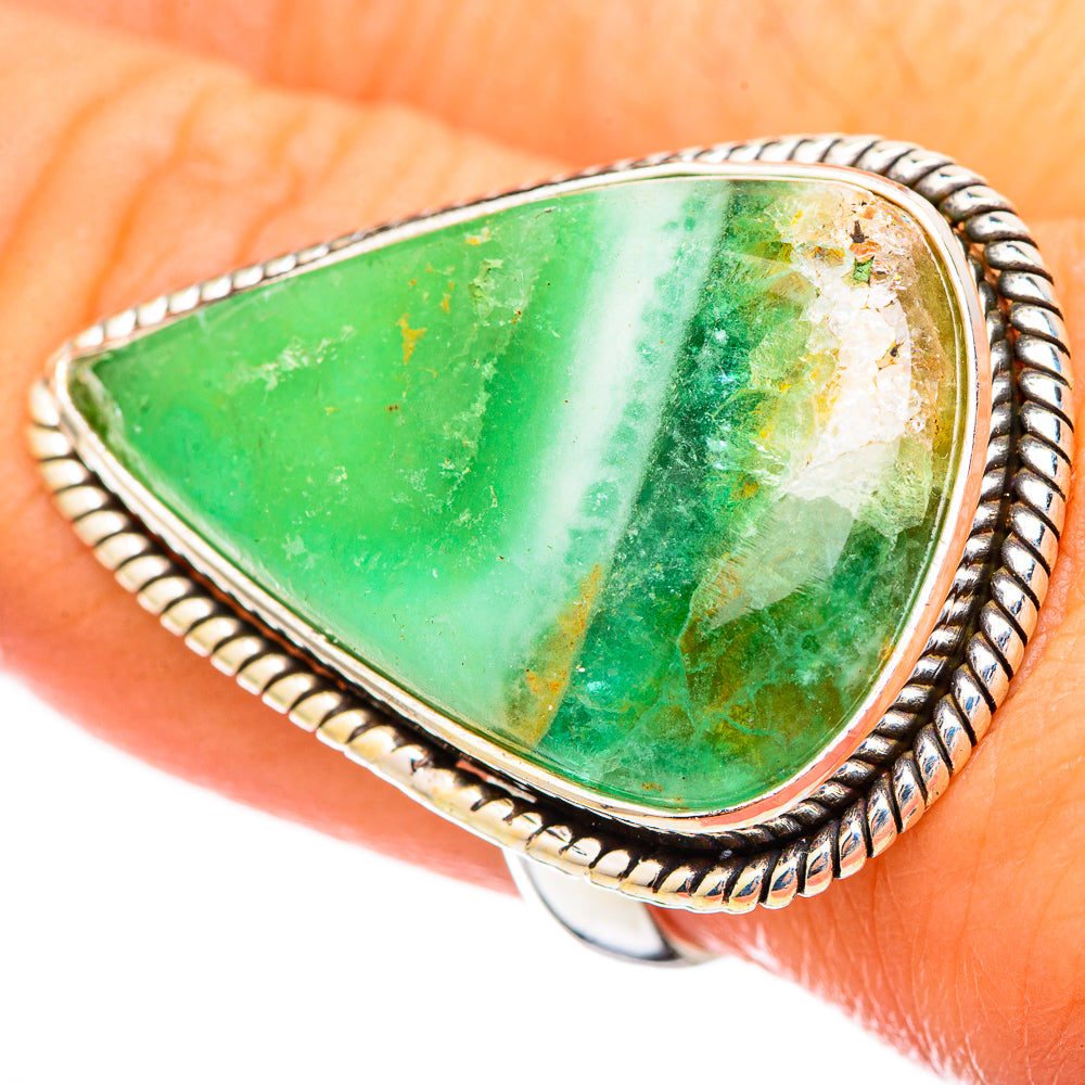 Peruvian Opal Rings handcrafted by Anasilvercos - RING116005