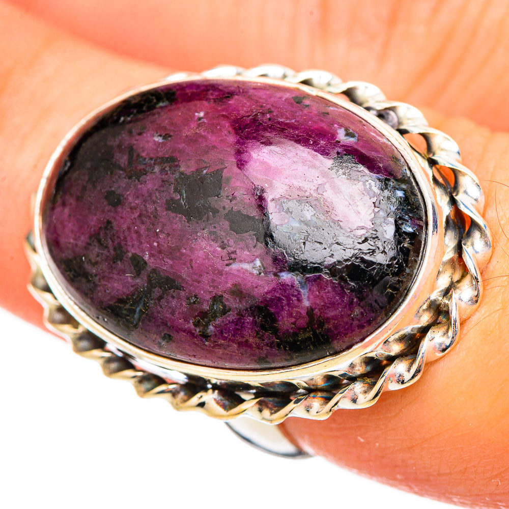 Russian Eudialyte Rings handcrafted by Anasilvercos - RING116018
