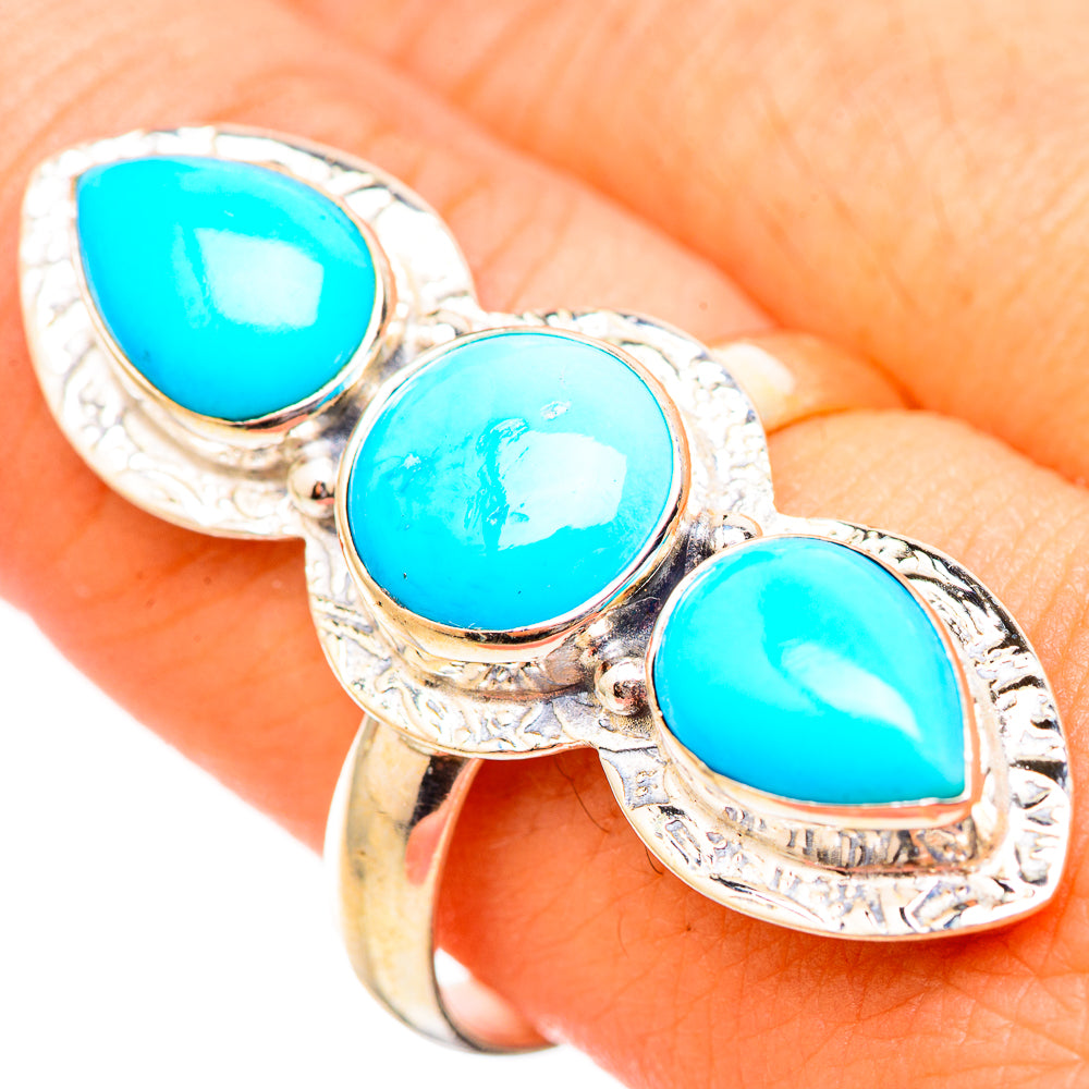 Larimar Rings handcrafted by Anasilvercos - RING116043