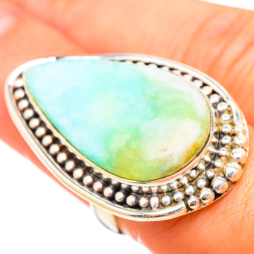 Peruvian Opal Rings handcrafted by Anasilvercos - RING116050