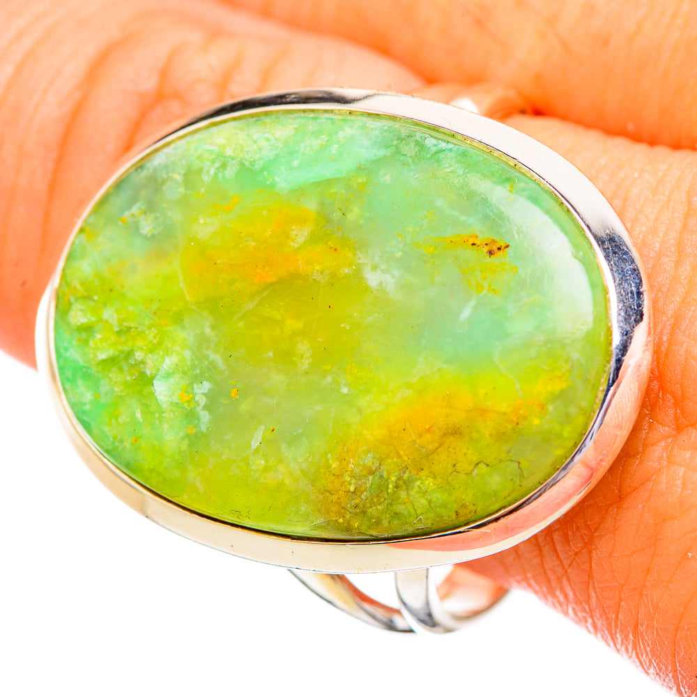 Peruvian Opal Rings handcrafted by Anasilvercos - RING116052