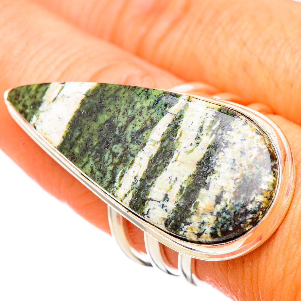 Green Swiss Opal Rings handcrafted by Anasilvercos - RING116053