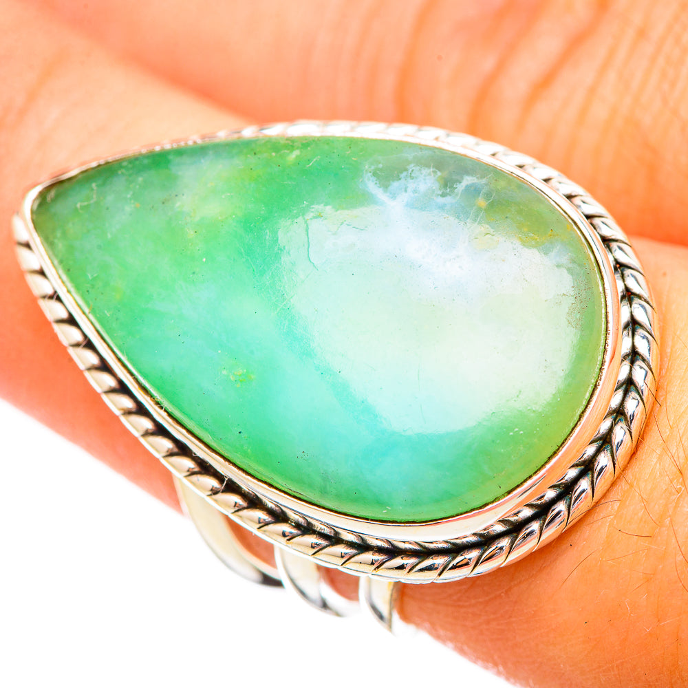 Peruvian Opal Rings handcrafted by Anasilvercos - RING116054