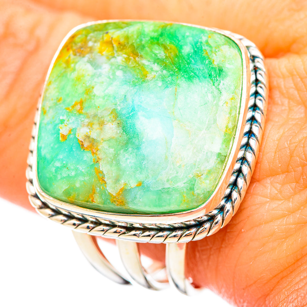 Peruvian Opal Rings handcrafted by Anasilvercos - RING116056