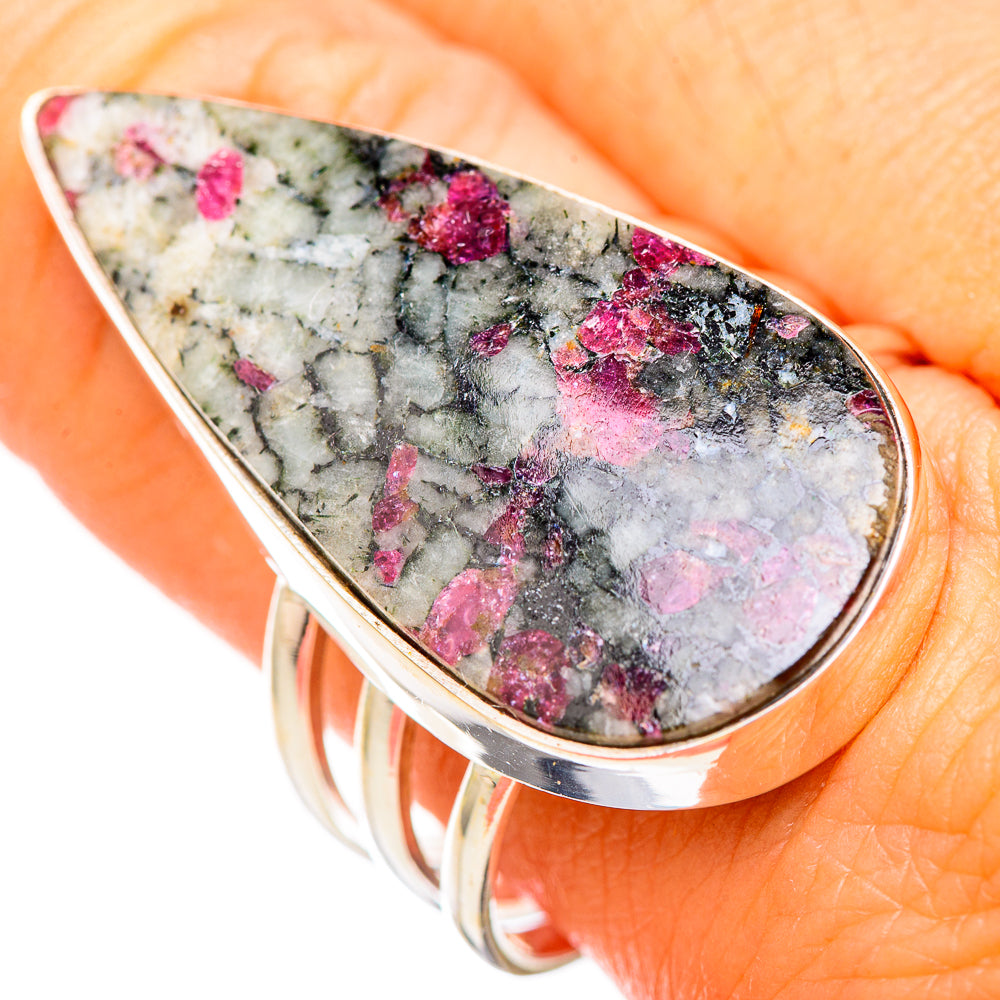 Russian Eudialyte Rings handcrafted by Anasilvercos - RING116063