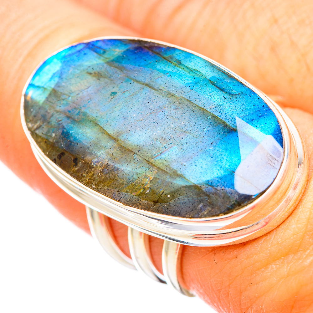 Labradorite Rings handcrafted by Anasilvercos - RING116087
