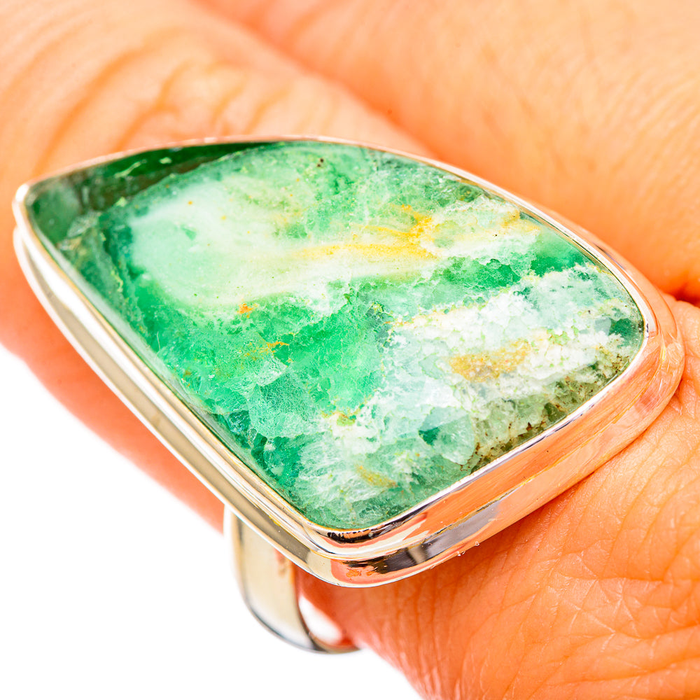 Peruvian Opal Rings handcrafted by Anasilvercos - RING116095