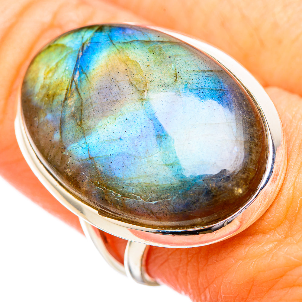 Labradorite Rings handcrafted by Anasilvercos - RING116108
