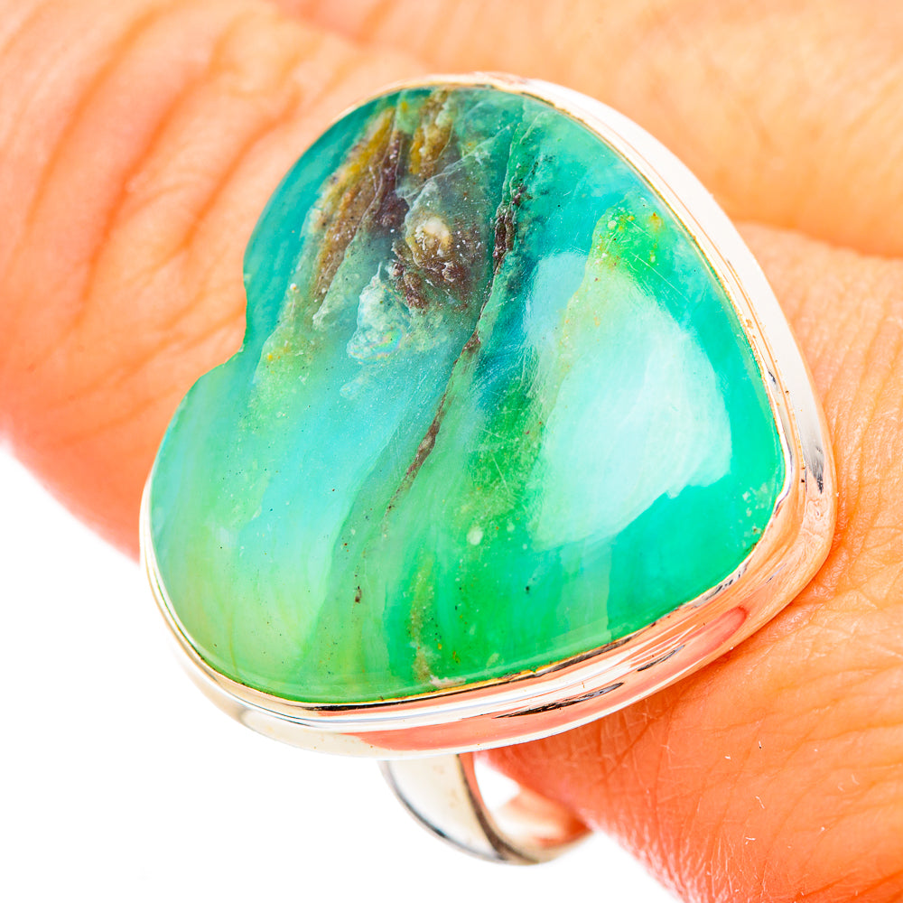 Peruvian Opal Rings handcrafted by Anasilvercos - RING116120