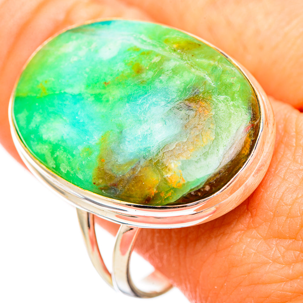 Peruvian Opal Rings handcrafted by Anasilvercos - RING116123