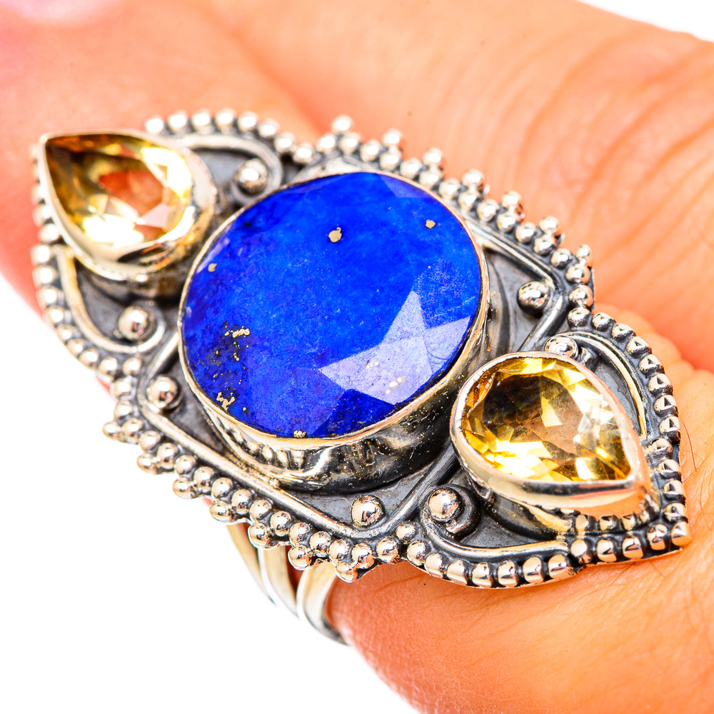 Lapis Lazuli Rings handcrafted by Anasilvercos - RING116144