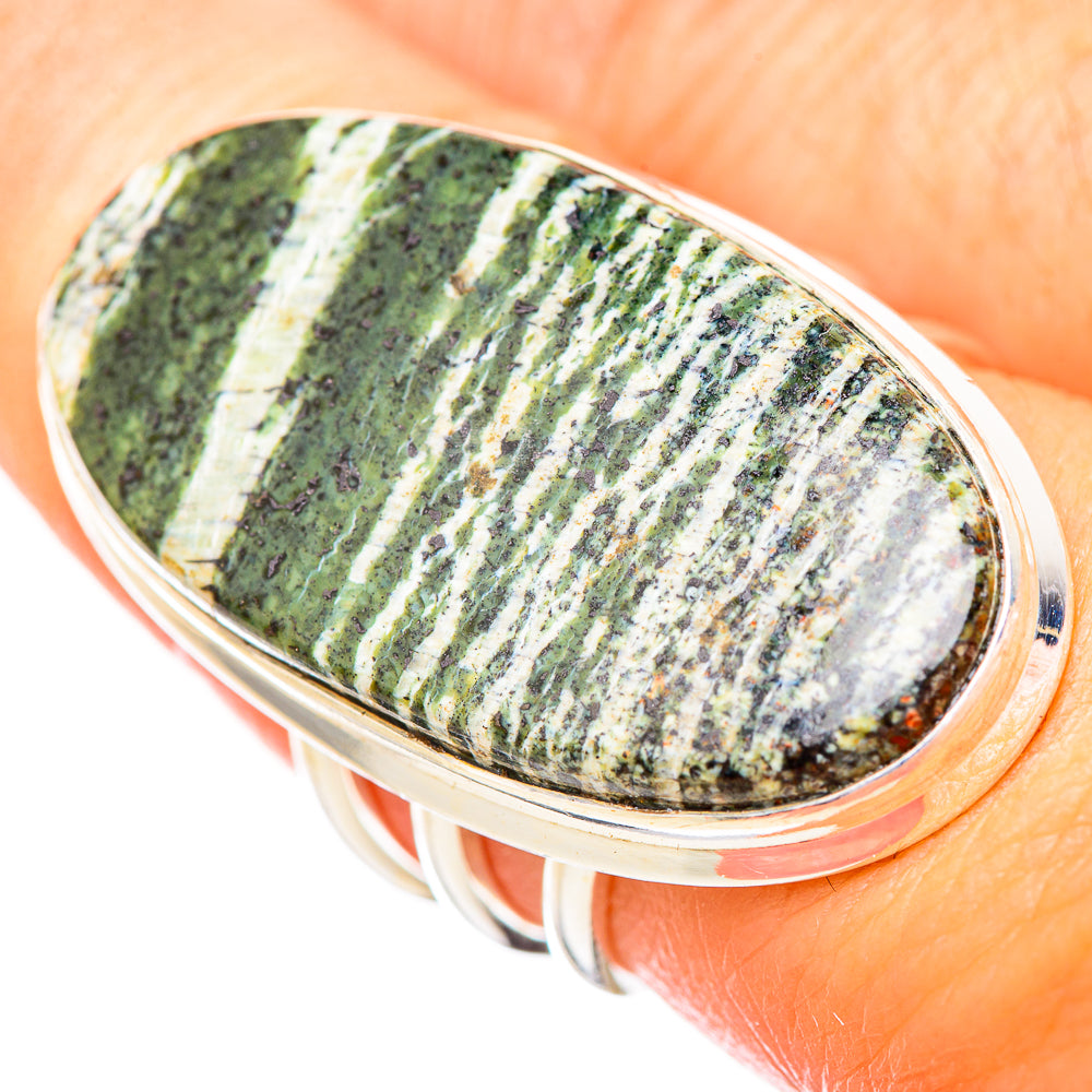 Green Swiss Opal Rings handcrafted by Anasilvercos - RING116146