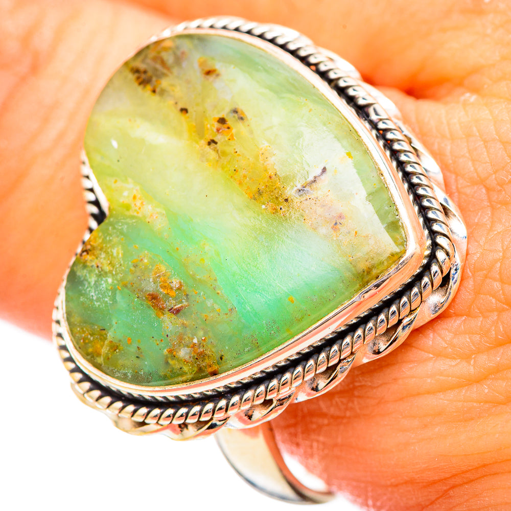 Peruvian Opal Rings handcrafted by Anasilvercos - RING116150