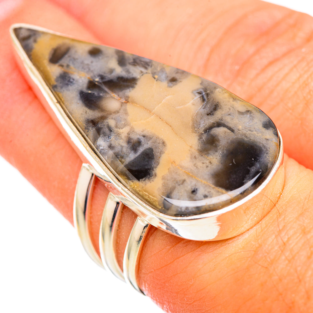 Tiger Dendrite Agate Rings handcrafted by Anasilvercos - RING116151