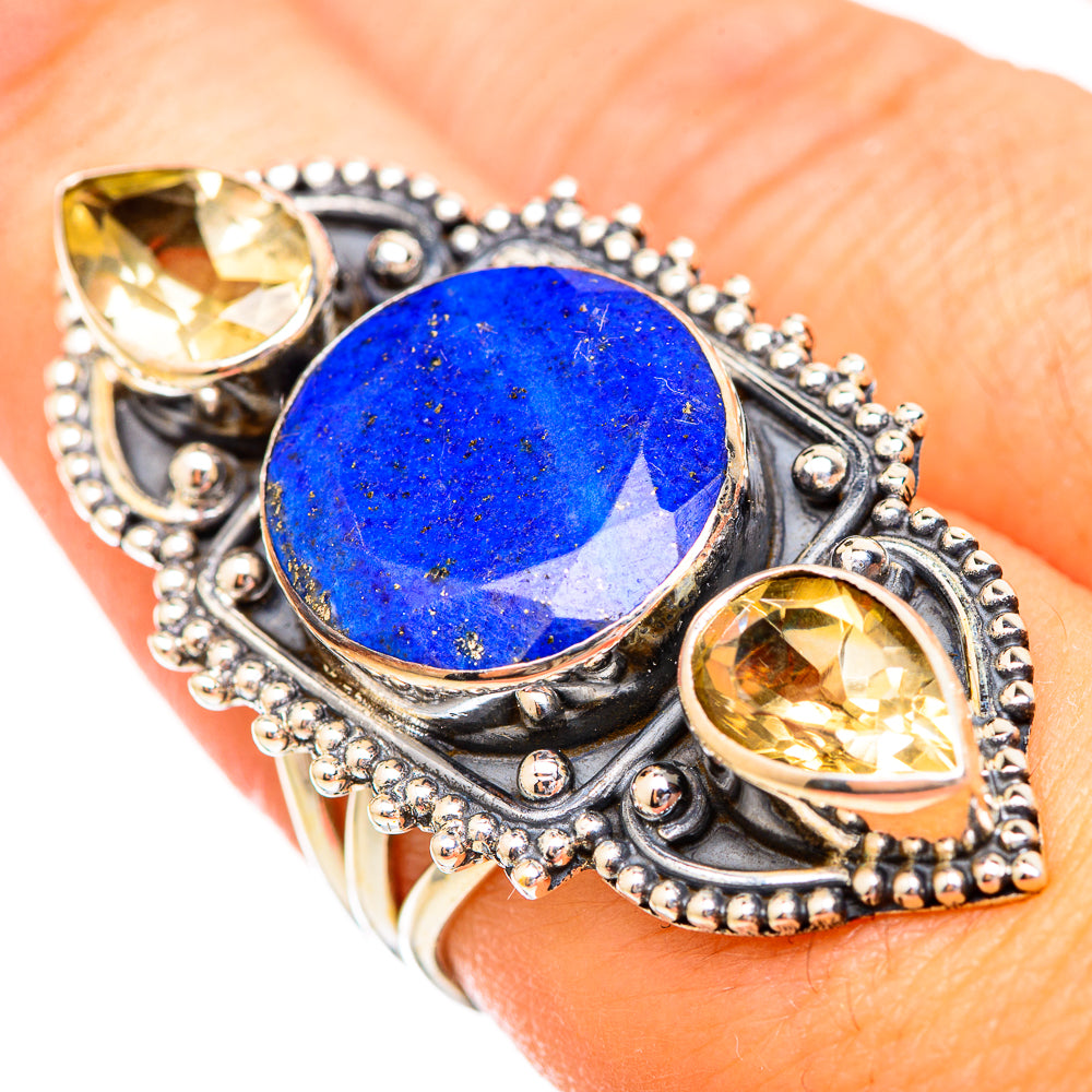 Lapis Lazuli Rings handcrafted by Anasilvercos - RING116168