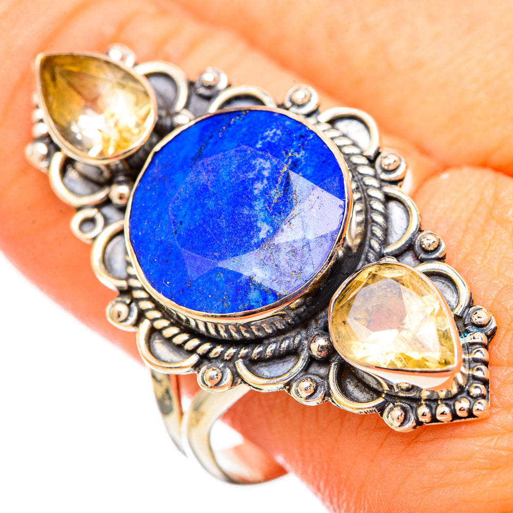 Lapis Lazuli Rings handcrafted by Anasilvercos - RING116170