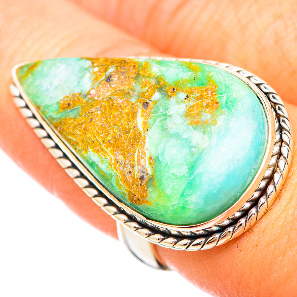 Peruvian Opal Rings handcrafted by Anasilvercos - RING116172