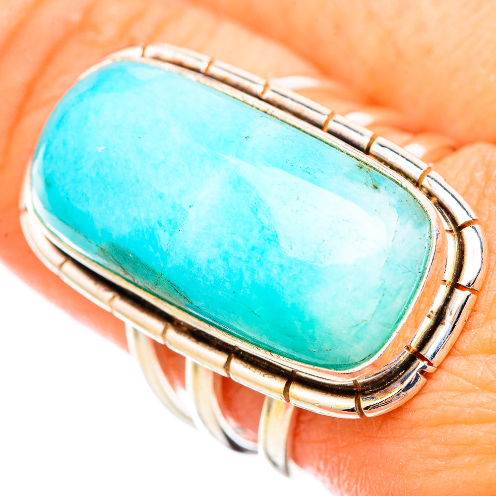 Larimar Rings handcrafted by Anasilvercos - RING116186
