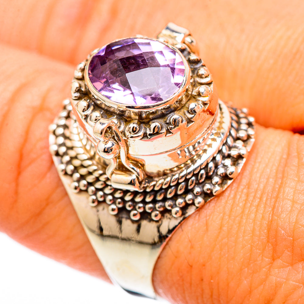 Amethyst Rings handcrafted by Anasilvercos - RING116218