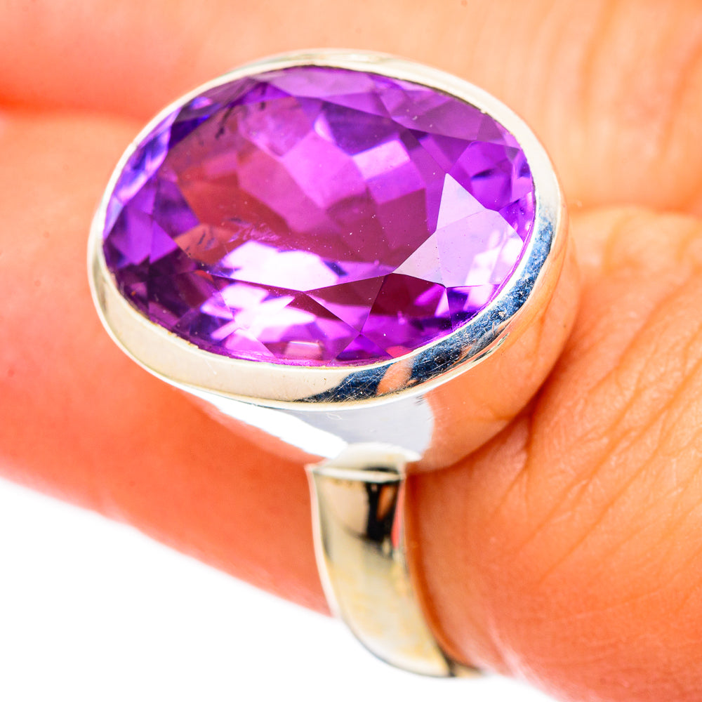 Amethyst Rings handcrafted by Anasilvercos - RING116220