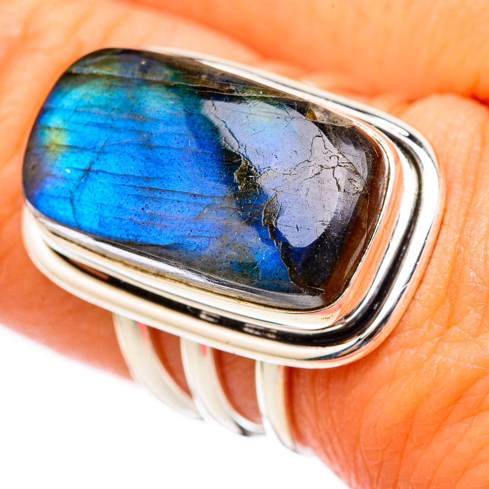 Labradorite Rings handcrafted by Anasilvercos - RING116229